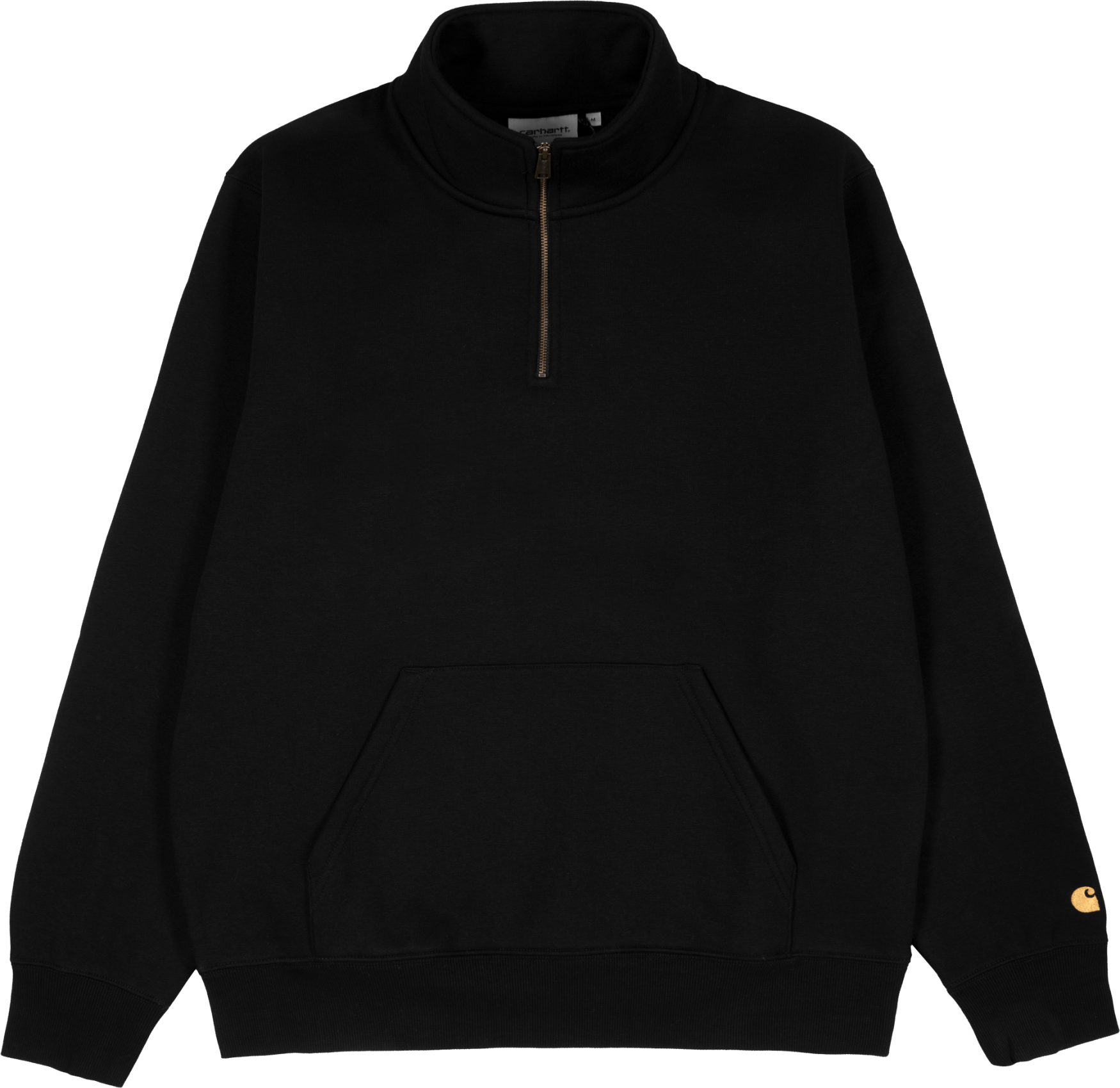 Carhartt WIP Chase Neck HalfZip Sweatshirt Schwarz