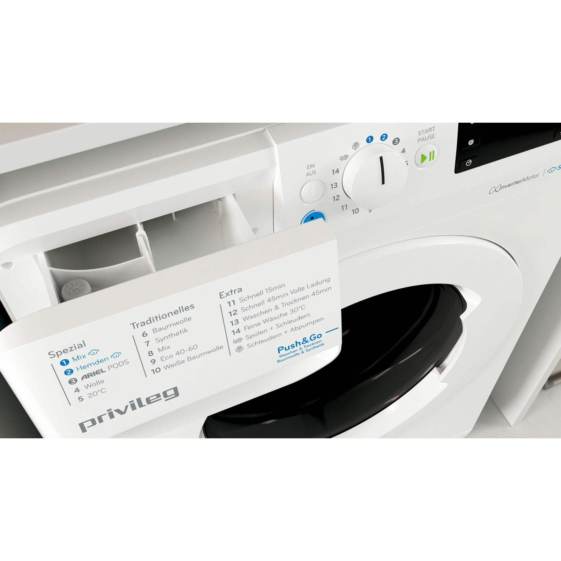 PRIVILEG Waschtrockner PWWTV X 76G6 DE N - E/D