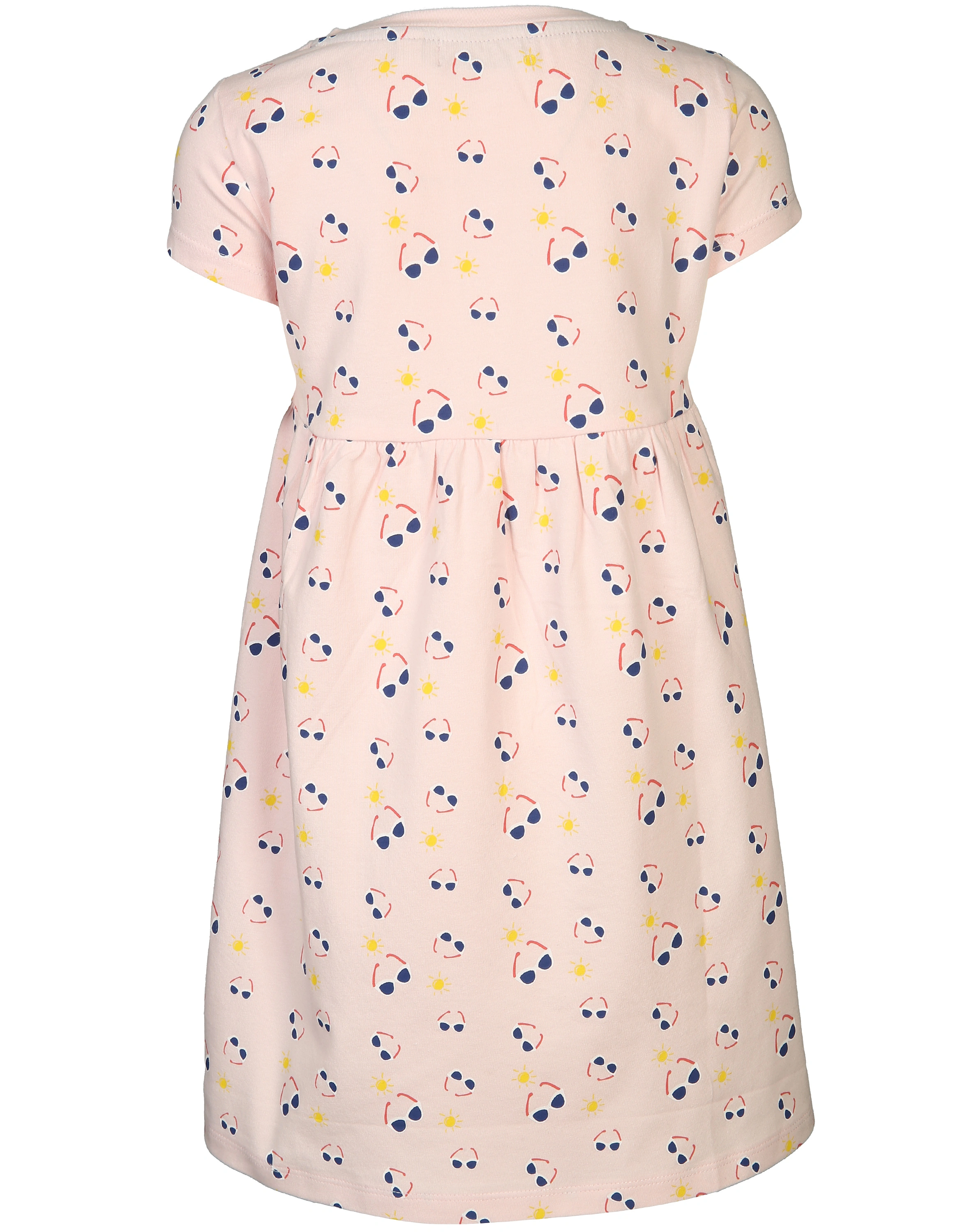 Kurzarm-Kleid SONNENBRILLE in rosa