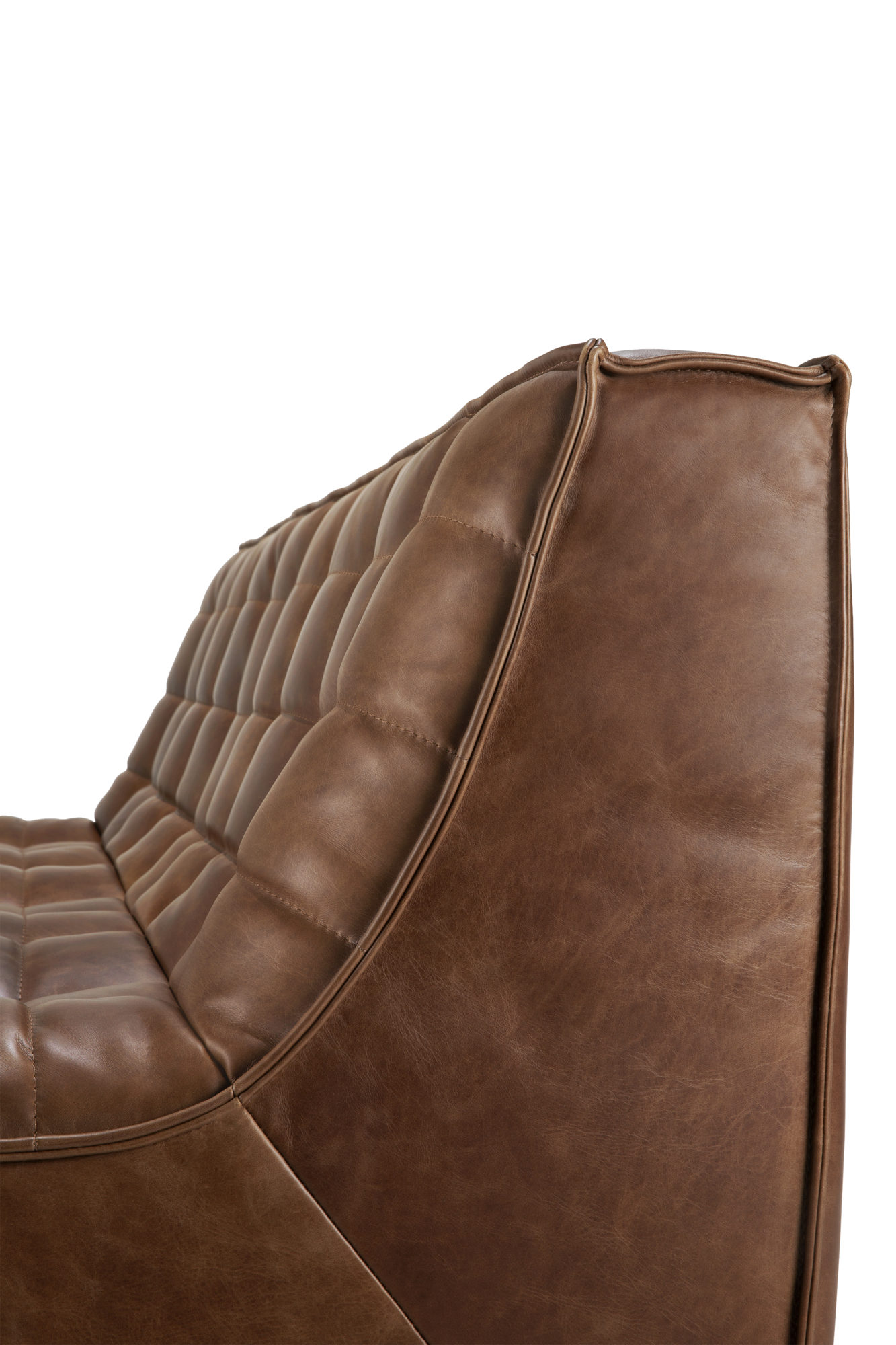 Modulaire bank N701 - chestnut - 3 seats