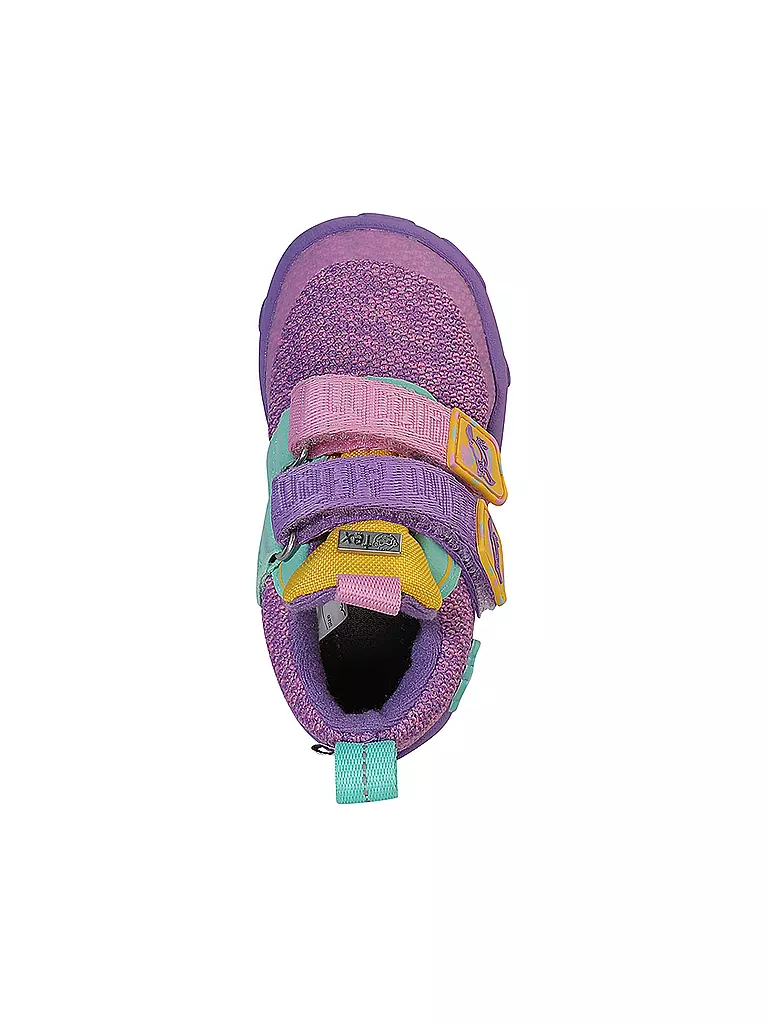 AFFENZAHN Kinder Barfußschuhe - Übergangsschuhe KNIT HAPPY Tukan lila