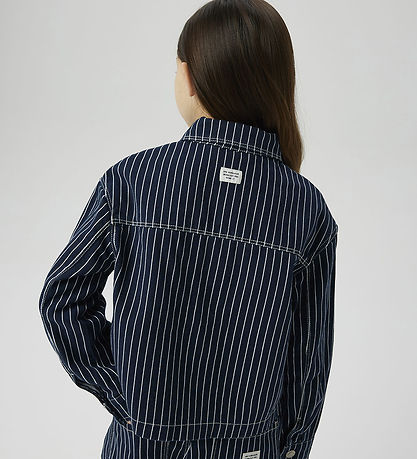 Name It Jeansjacke - NkfZoe - Navy Blazer Streifen