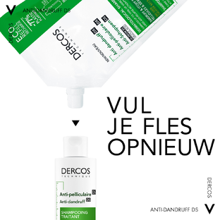 Vichy Dercos Anti Dandruff Shampoo Dry Hair Refill 500ML