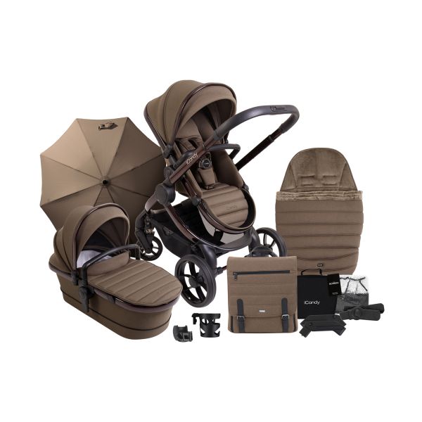 ICandy Peach 7 Kinderwagen 2-in-1 - Essentiel Bundel - Cookie