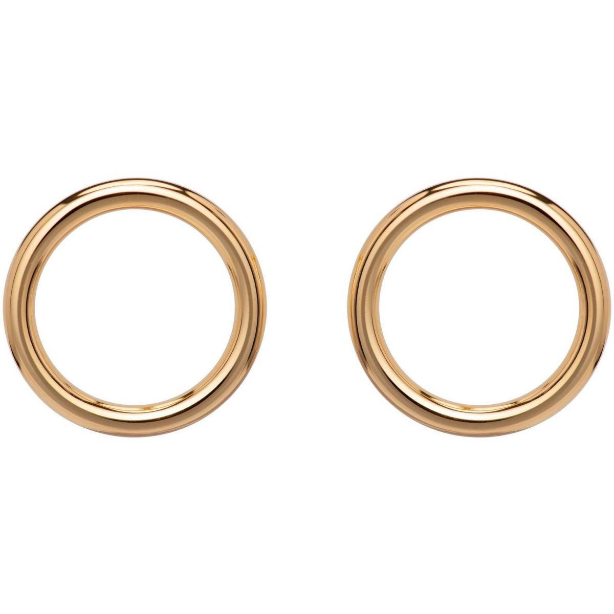 Unique And Co Ladies Unique And Co Sterling And gold Stud Earrings