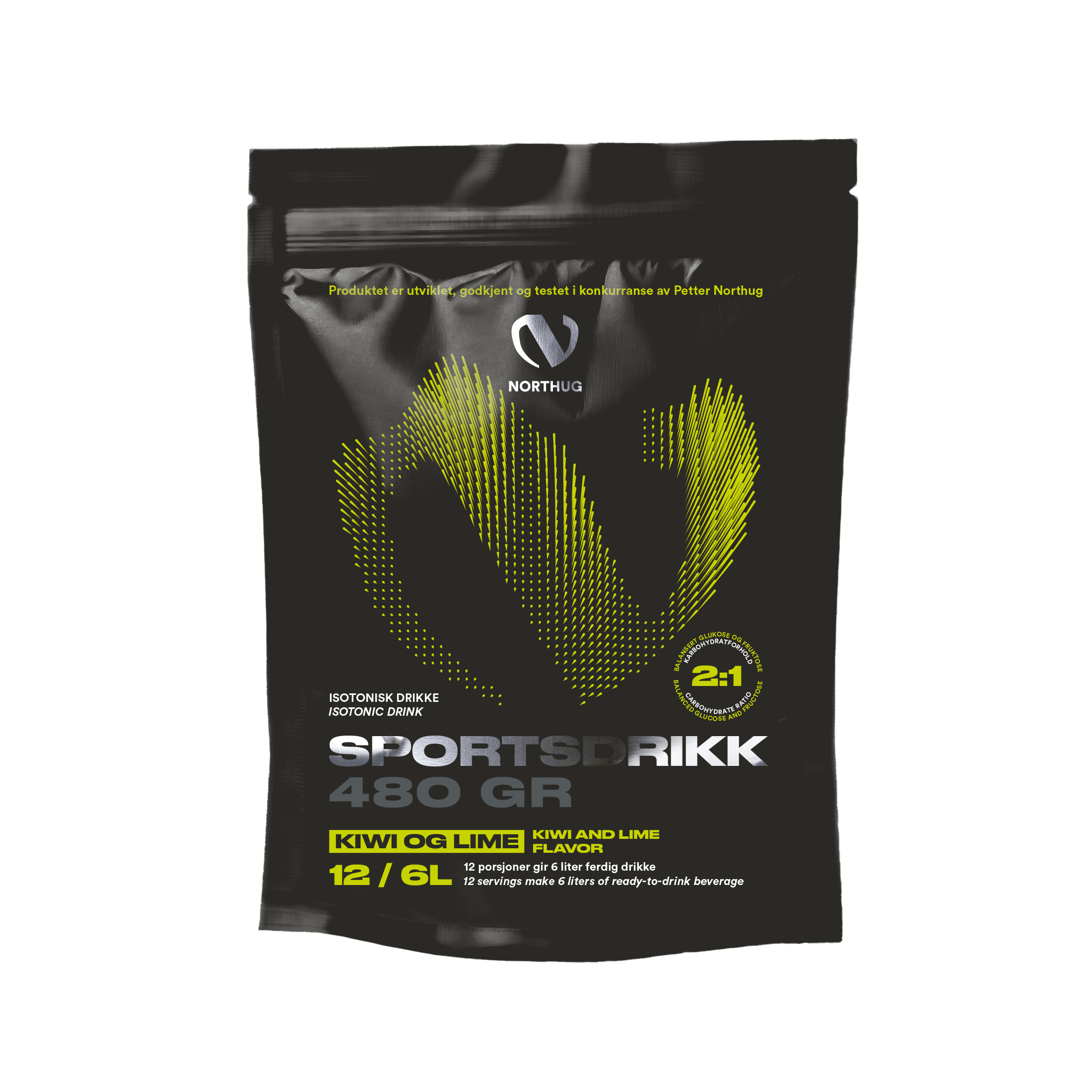 Northug Northug Sportsdrikk kiwi/lime 480g - Sportsdrikke og restitusjon