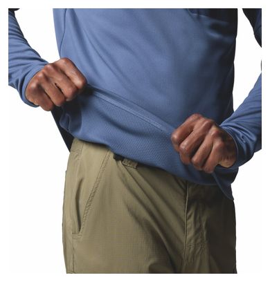 T-Shirt Technique Manches Longues Columbia Tech Bleu