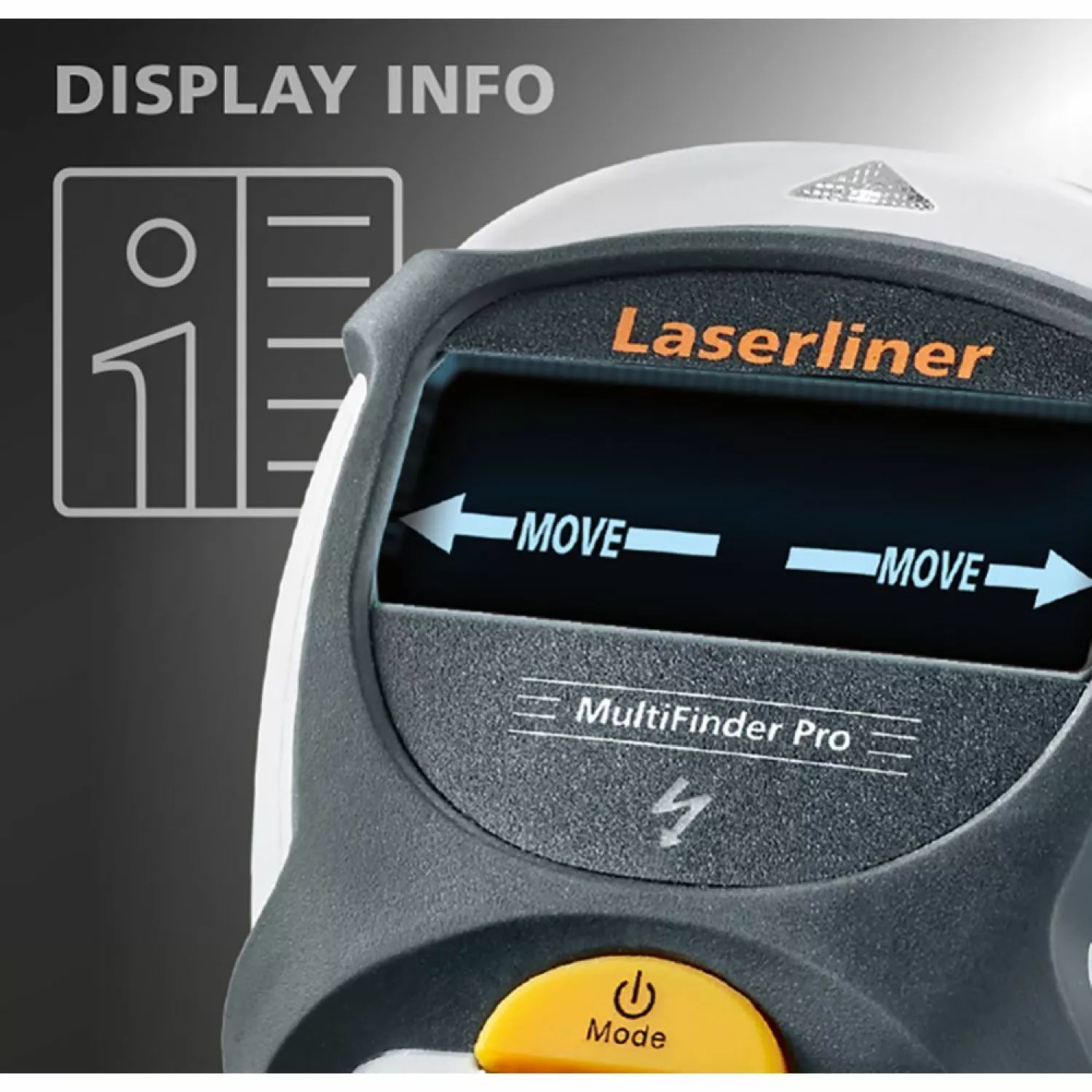 Laserliner MultiFinder Pro Universele Detector - Hout/Metaal/Koper/IJzer