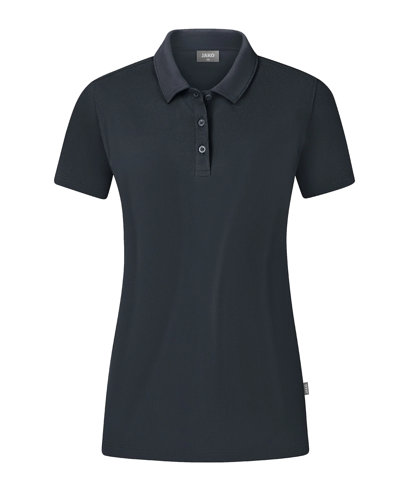 JAKO Organic Stretch Polo Shirt Damen Grau F830
