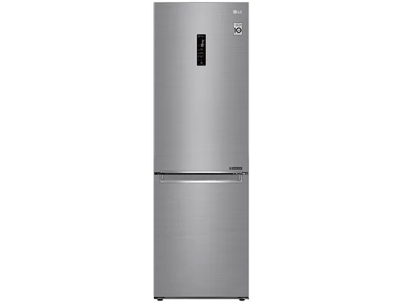 LG Refrigerator GBB71PZDMN A  , Free standing, Combi, Height 186 cm, No Frost system, Fridge net capacity 234 L, Freezer net capacity 107 L, Display, 36 dB, Silver