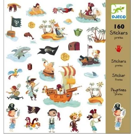 Djeco Sticker: Piraten