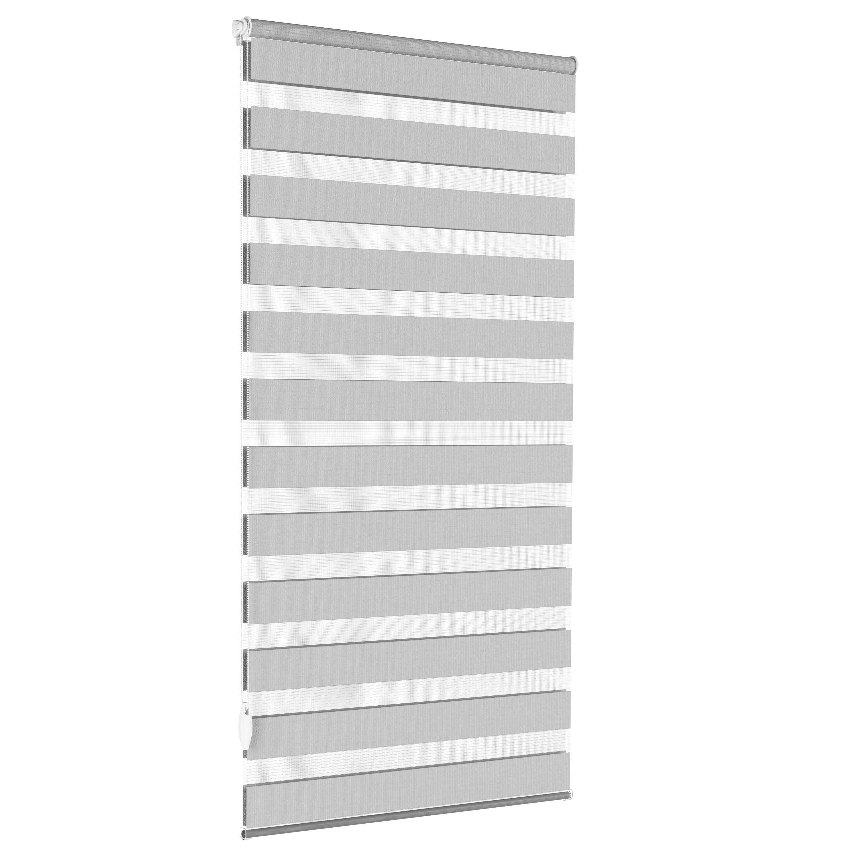 Doppelrollo grau 70 x 140 cm