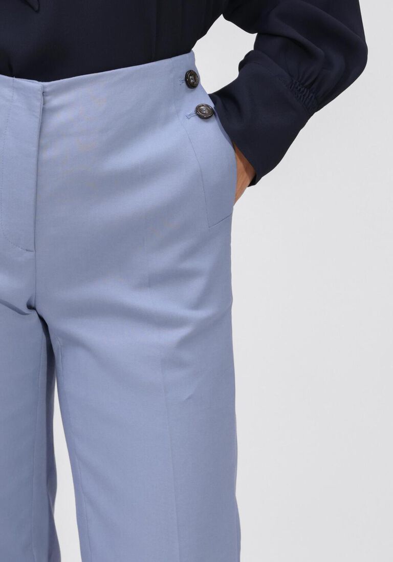 lichtblauwe luisa cerano flared broek 638876/3806-00