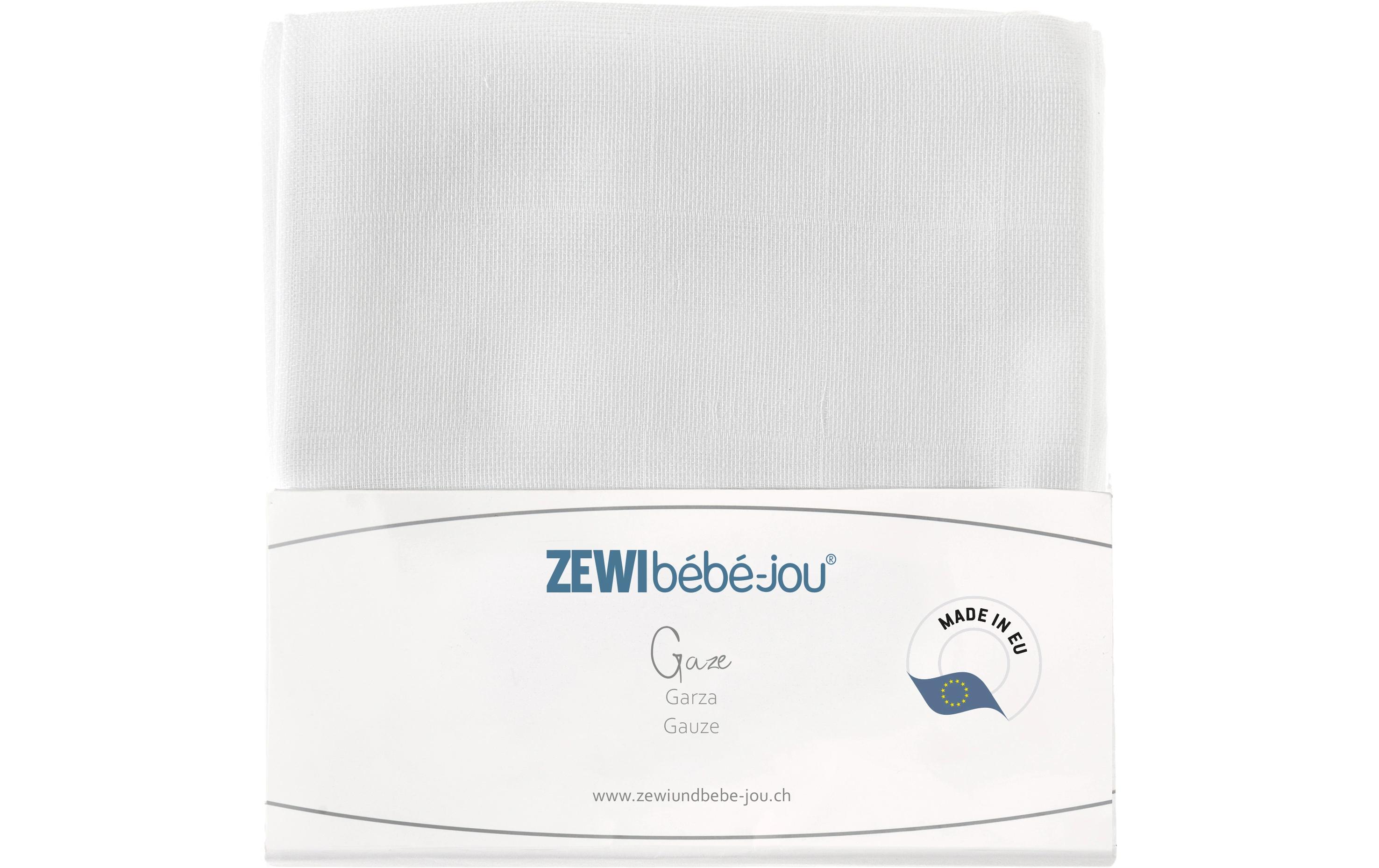 Baby-Gaze, 5er Set 60 x 60 cm, WeissWindeleinlagen, weiss, 60 x 60 cm, 3 Stück