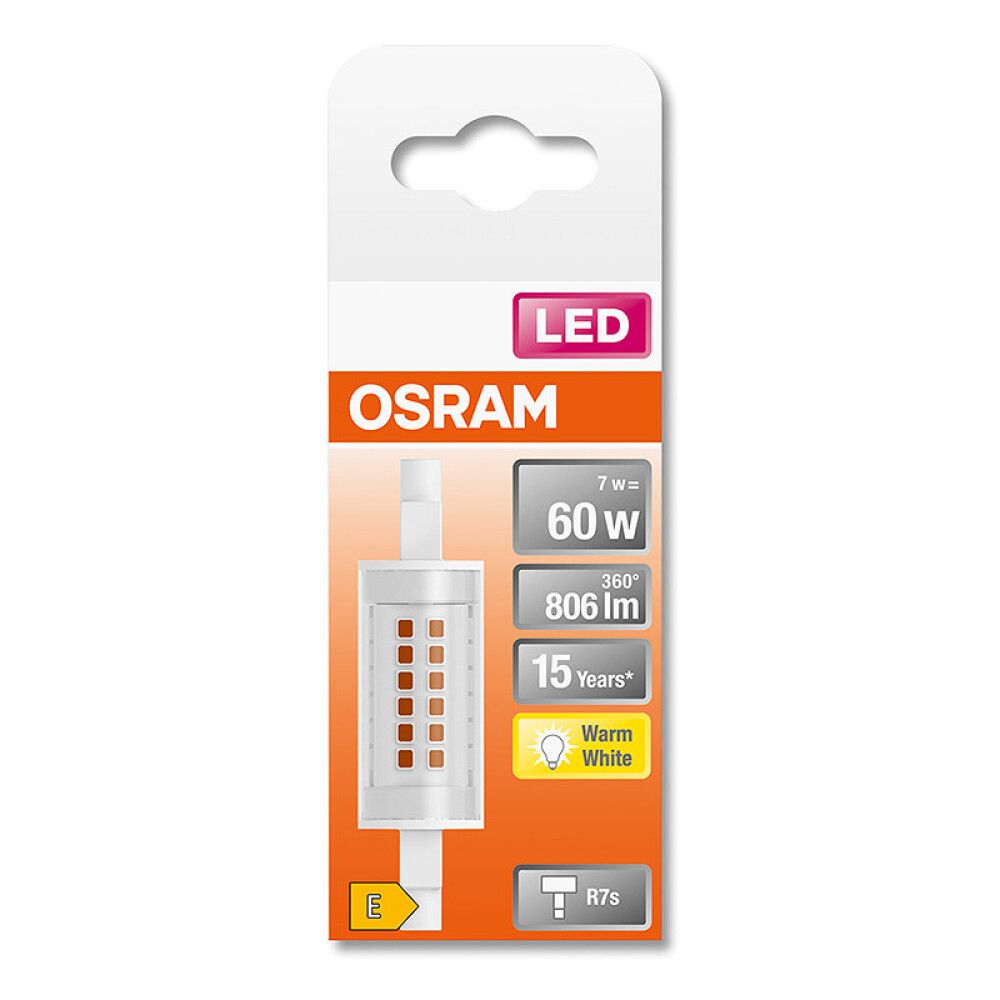 LYSRØR OSRAM LED SLIM LINE R7S 806LM 7W