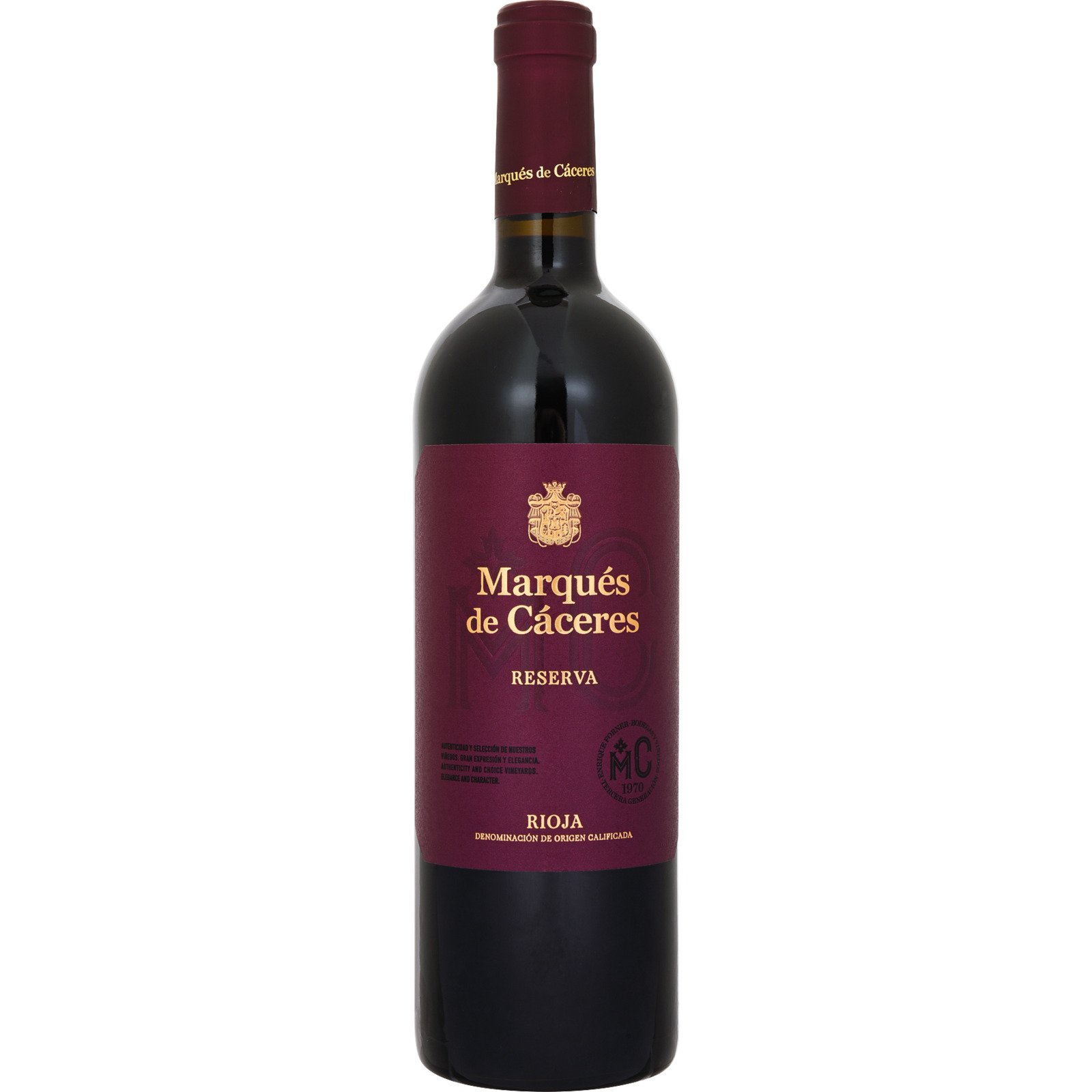 Marqués de Cáceres Reserva 75 cl