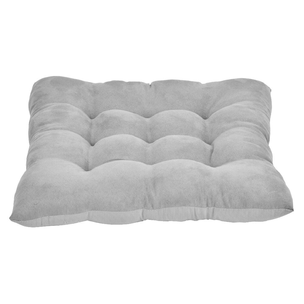 Dessus de chaise matelassé gris