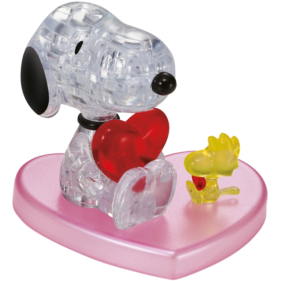 HCM Kinzel Crystal Puzzle Snoopy in Love Mehrfarbig