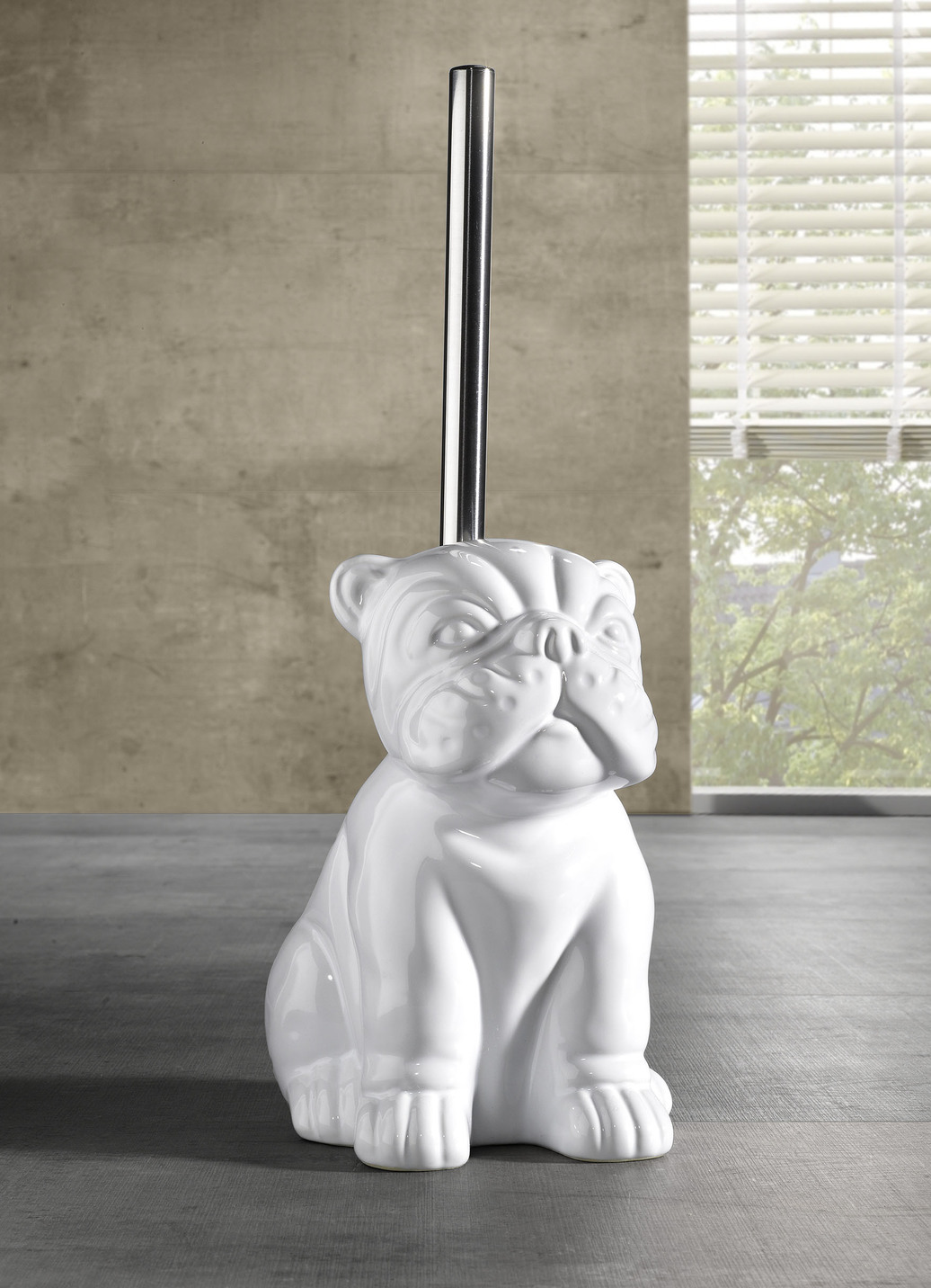 WC-Garnitur im Hunde-Design