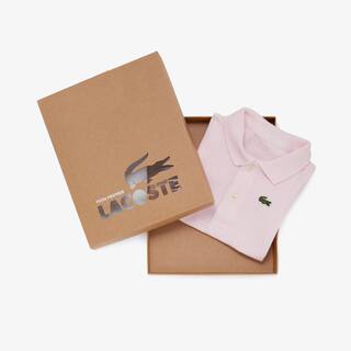 Body bébé en piqué de coton bio avec boîte en carton recyclé Coffrets Cadeaux - Rose - Lacoste - Enfant