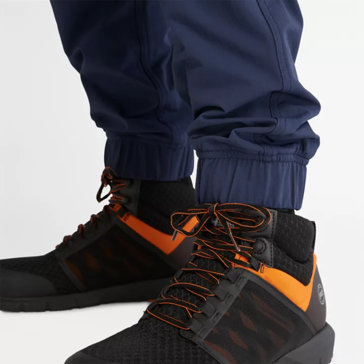 Calças utilitárias Timberland PRO Morphix para homem, na cor azul marinho.