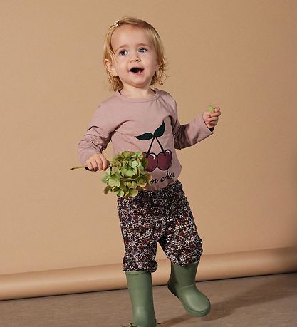 The New Geschwister- Leggings - Rehbock Multi Flower