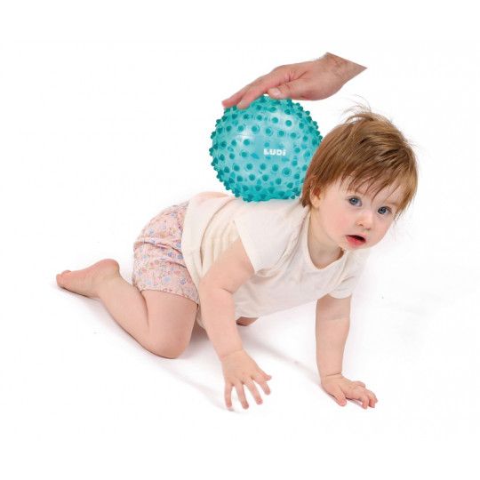 Balle de massage LUDI Bleue