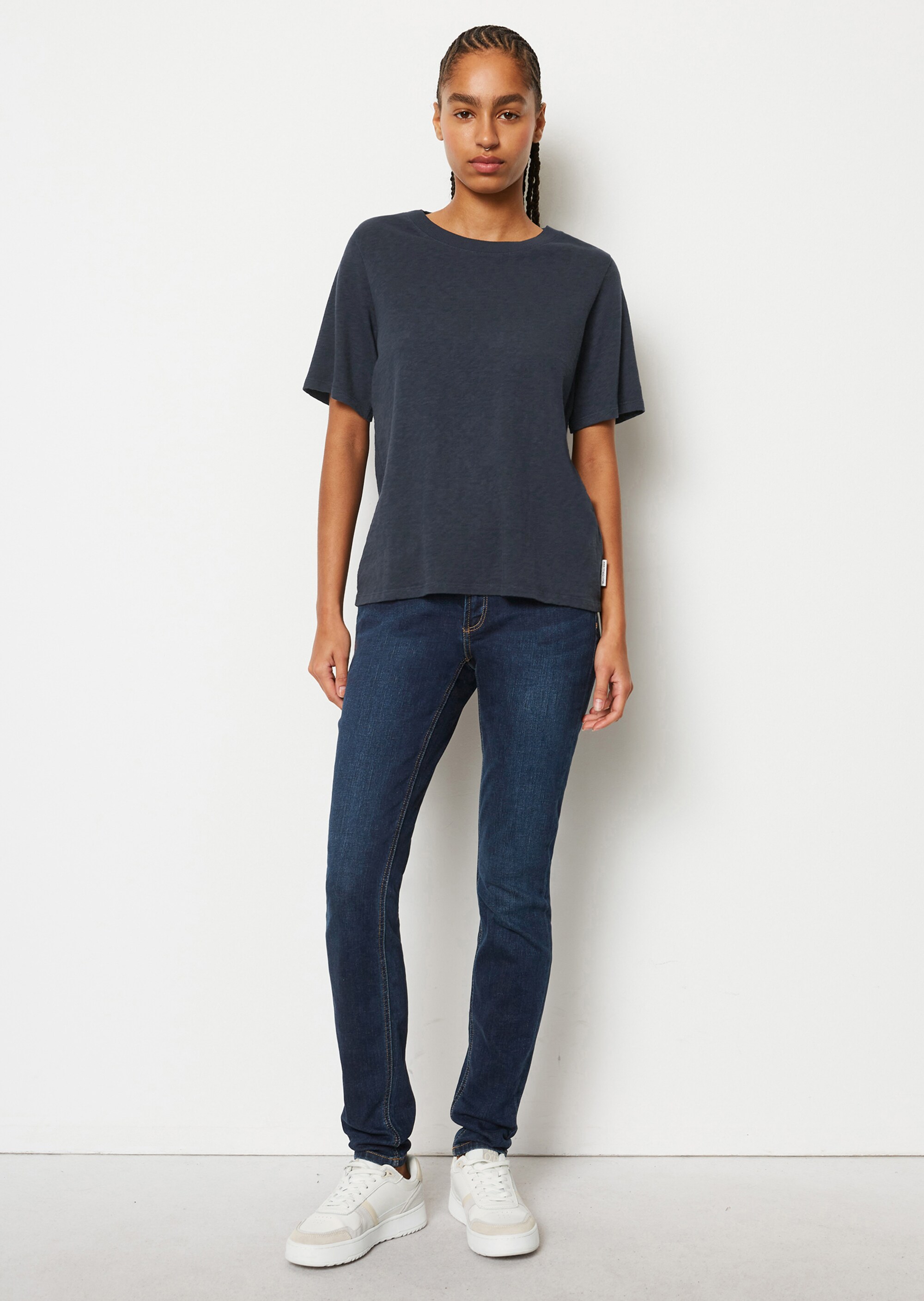 Slub-Jersey-T-Shirt aus softer Bio-Baumwolle