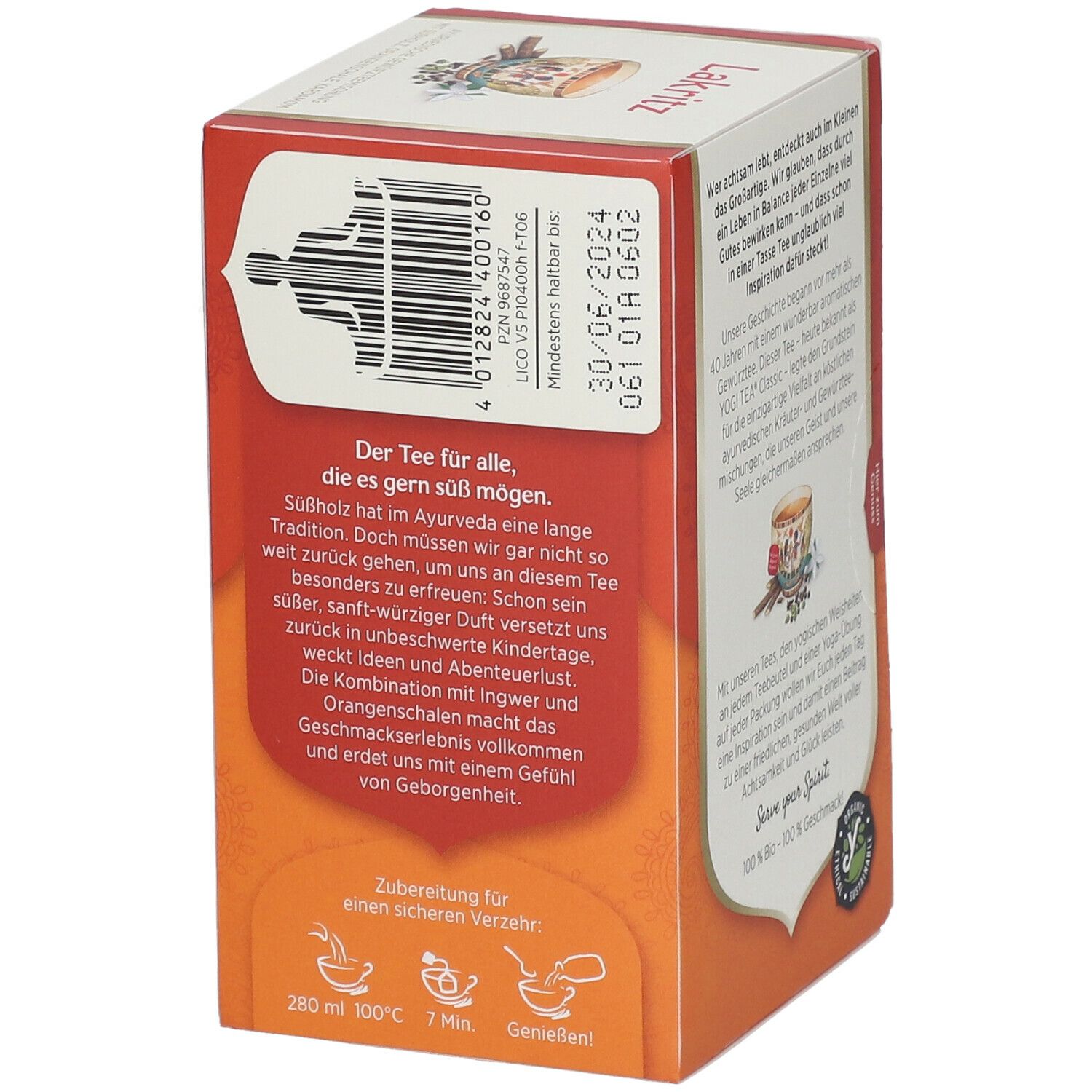 YOGI TEA® Lakritz, Bio Gewürz- und Kräutertee