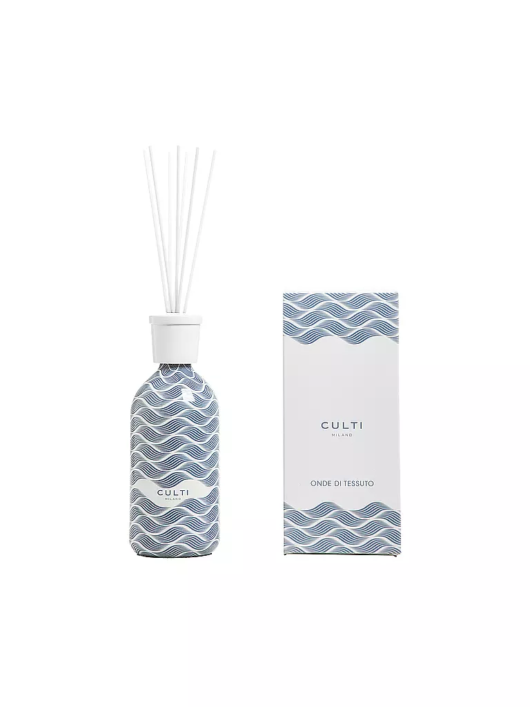 CULTI Raumduft Diffuser 500ml ONDE DI TESSUTO hellblau