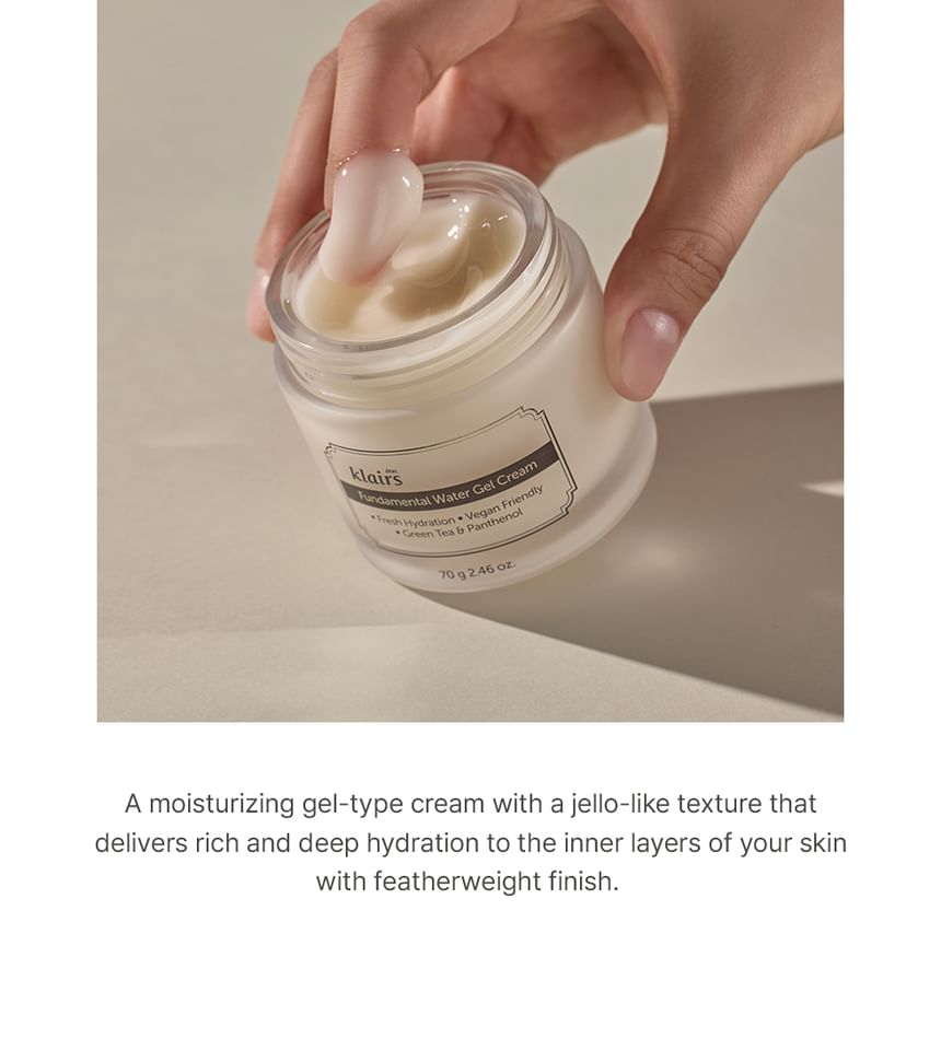 Beste Klairs - Fundamentele Water Gel Crème Mini