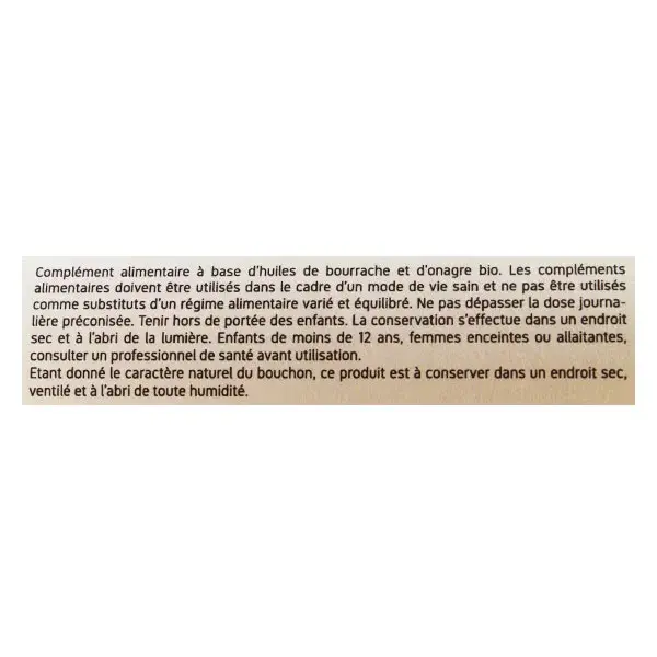 Óleos de Borragem e Prímula Orgânicos e Ecológicos Nat & Form - 120 Cápsulas
