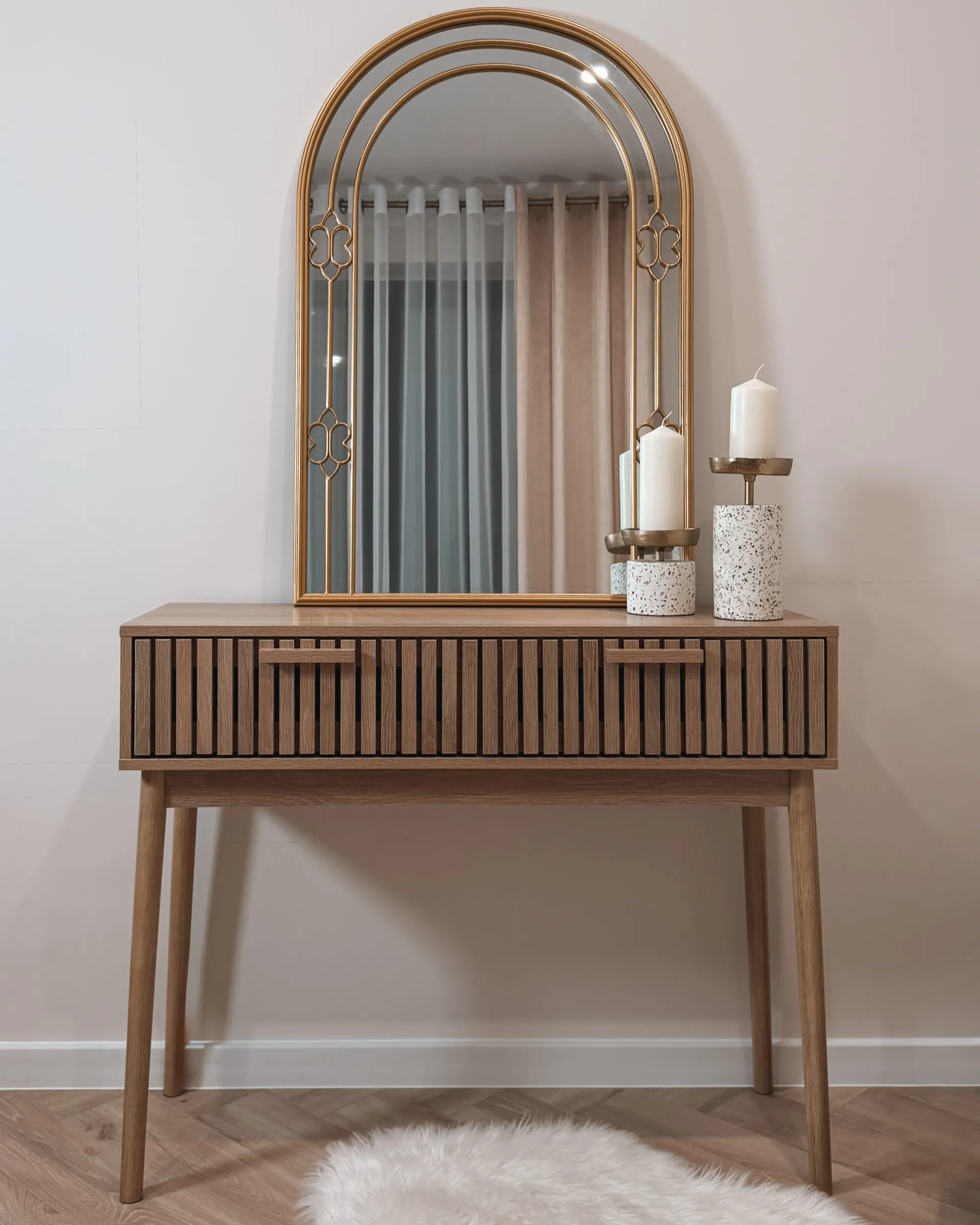 Sidetable LYNWOOD Lichtbruin