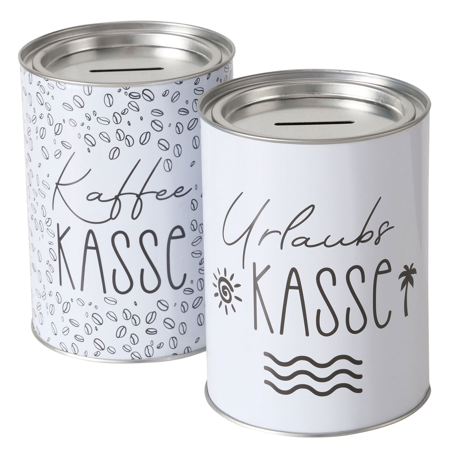 Spardose KAFFEEKASSE - sortiert - 14 cm hoch