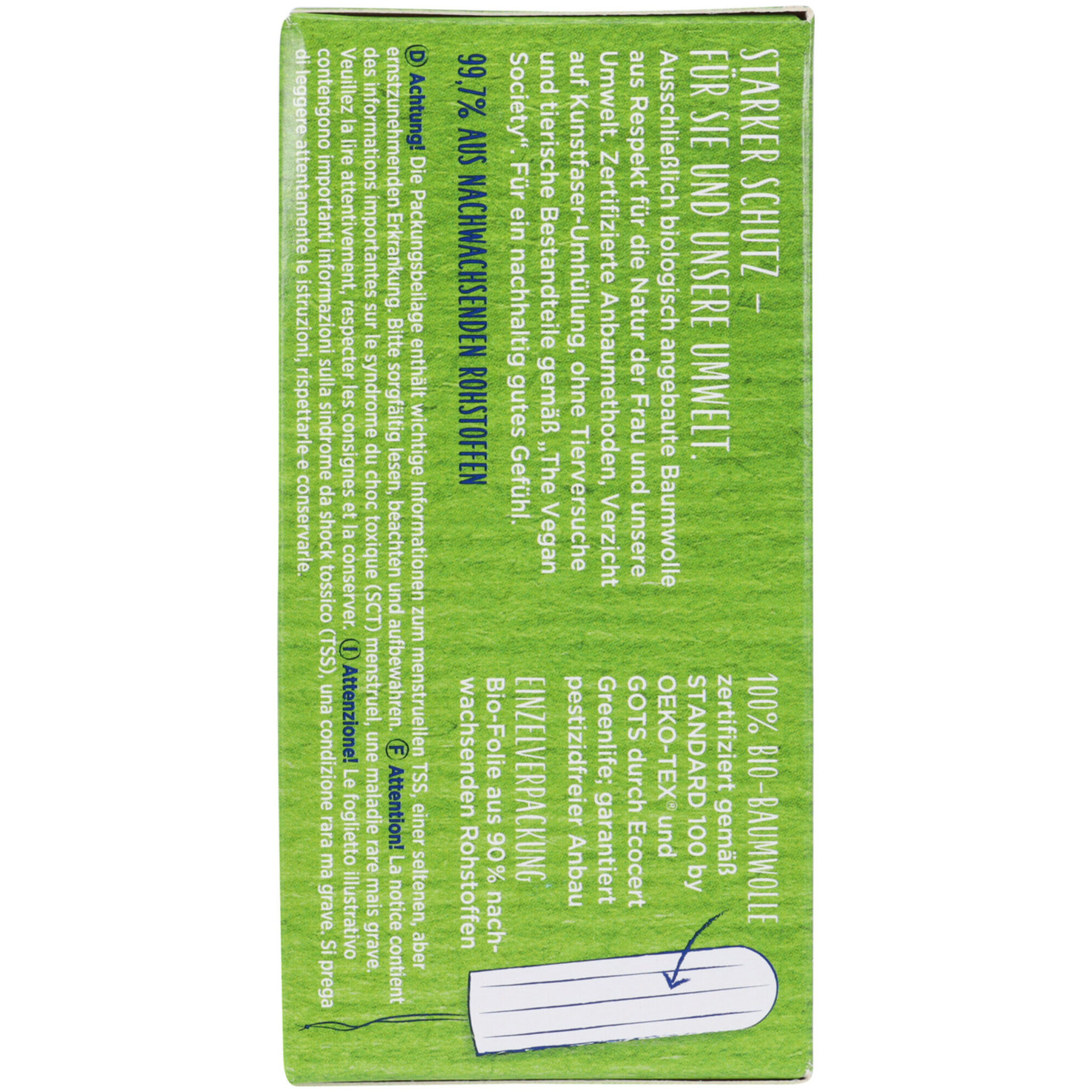 COSMEA Bio Tampons Normal 16 Stück