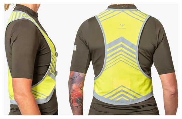 Gilet Haute Visibilité Apidura Packable Visibility Vest Jaune Fluo Réfléchissant