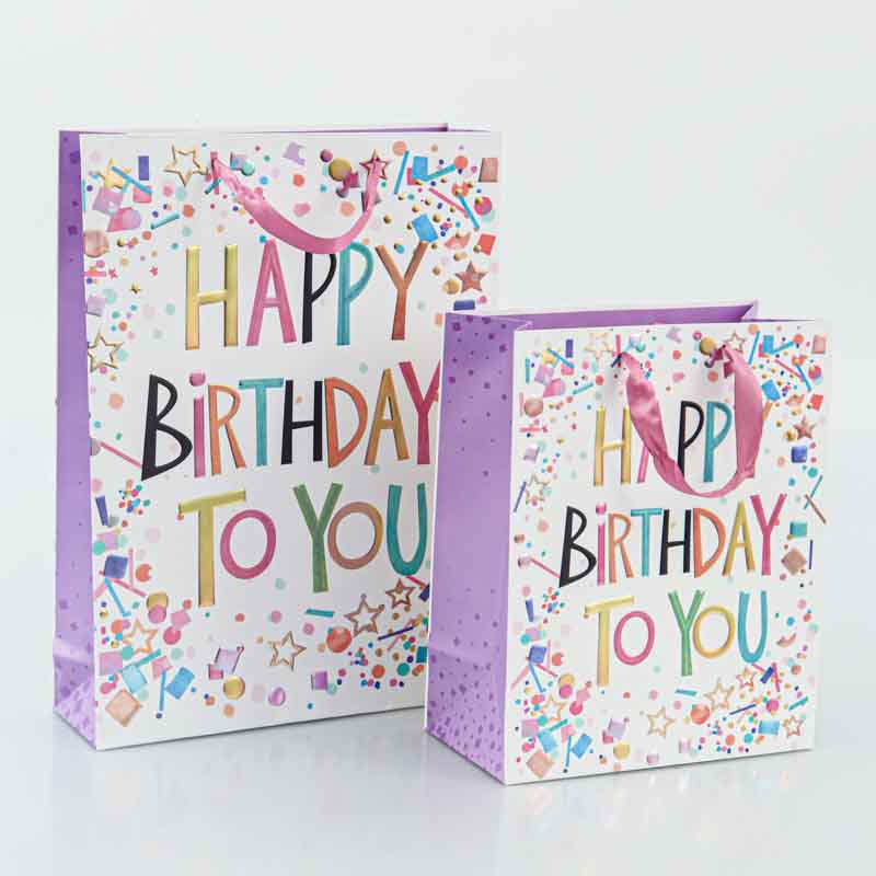 Sac cadeaux 'Happy Birthday'