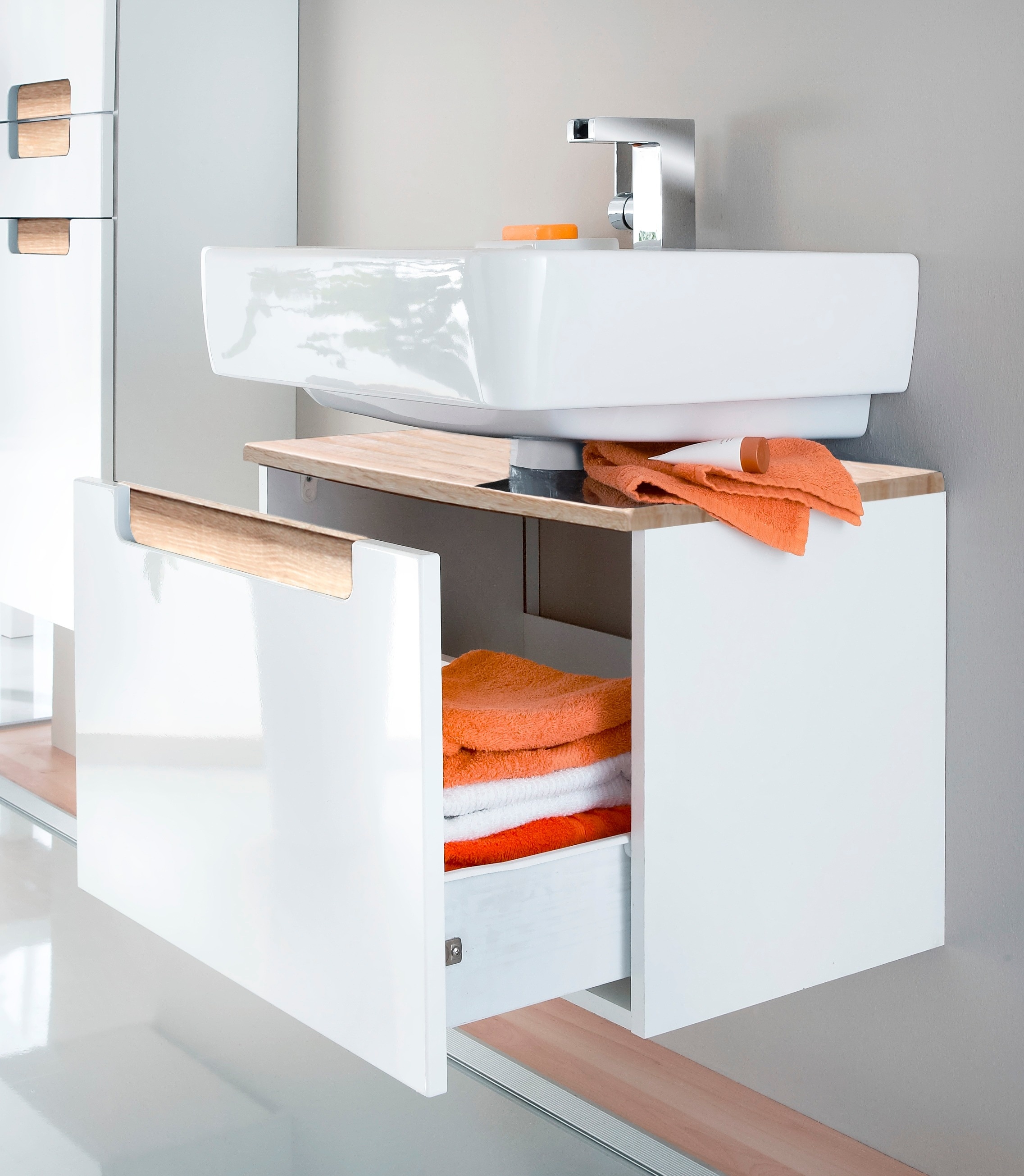 welltime Waschbeckenunterschrank »Siena« Badmöbel, Breite 60 cm