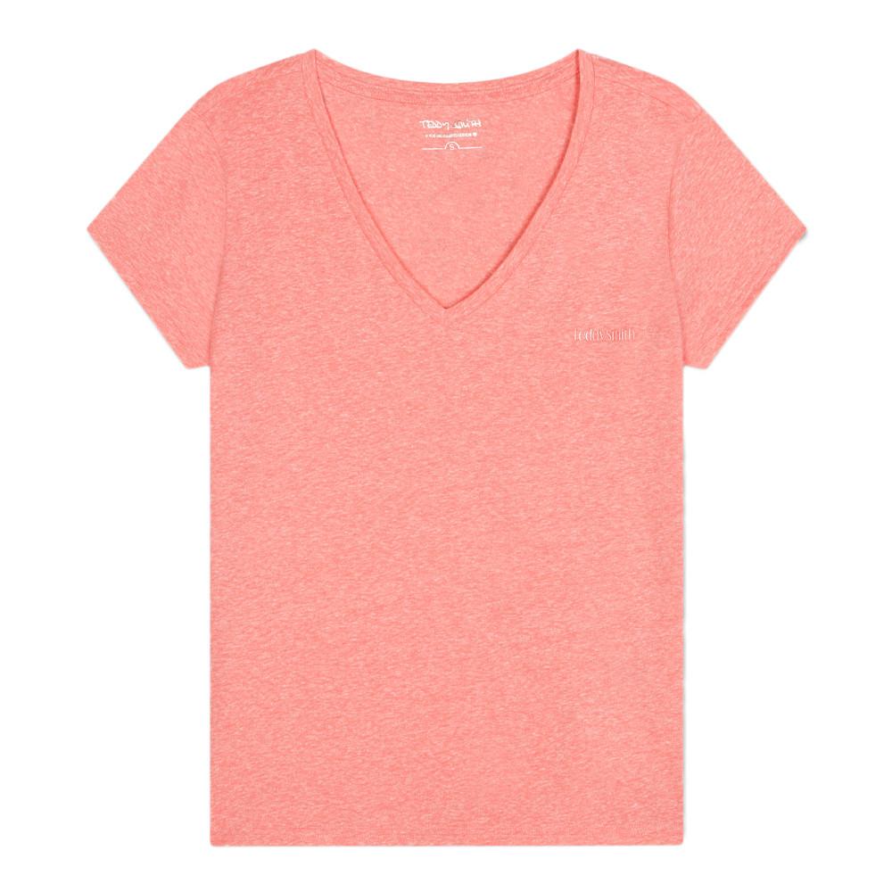 Teddy Smith T-shirt Rose Femme Teddy Smith Narcisse