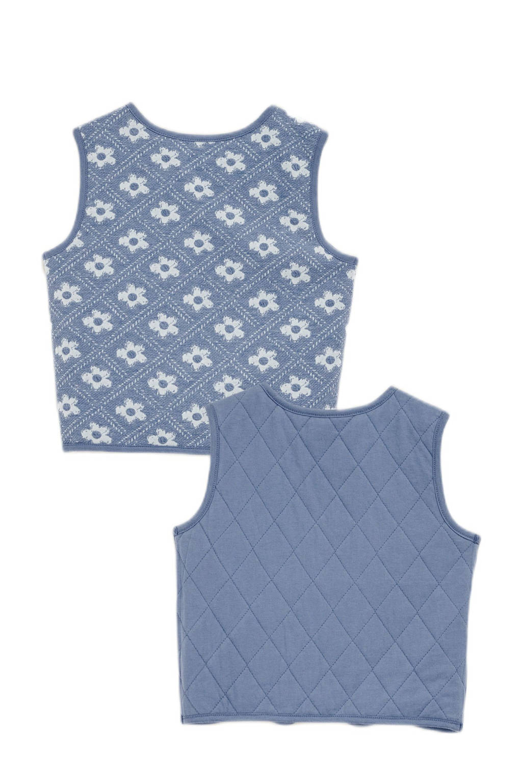 WE Fashion gilet blauw