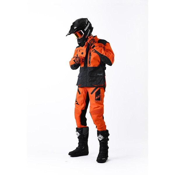 Kenny - Veste Titanium Orange / Noir