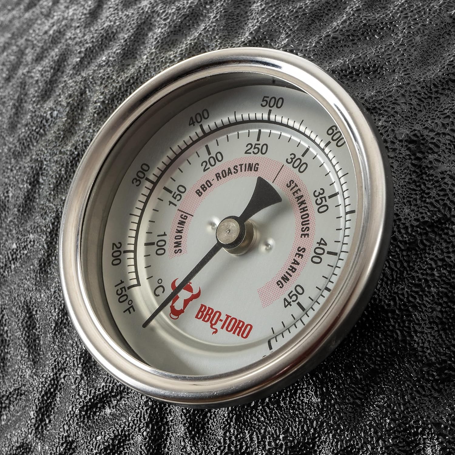 BBQ-Toro Kamado Grill Holzkohlegrill 'Yoru' Ø 56 cm mit Seitenablagen, Thermometer | matt schwarz | Bubble Frosted Glaze | Ceramic Grill mit Rollen, Keramikgrill, BBQ Keramik Grill, Kugelgrill