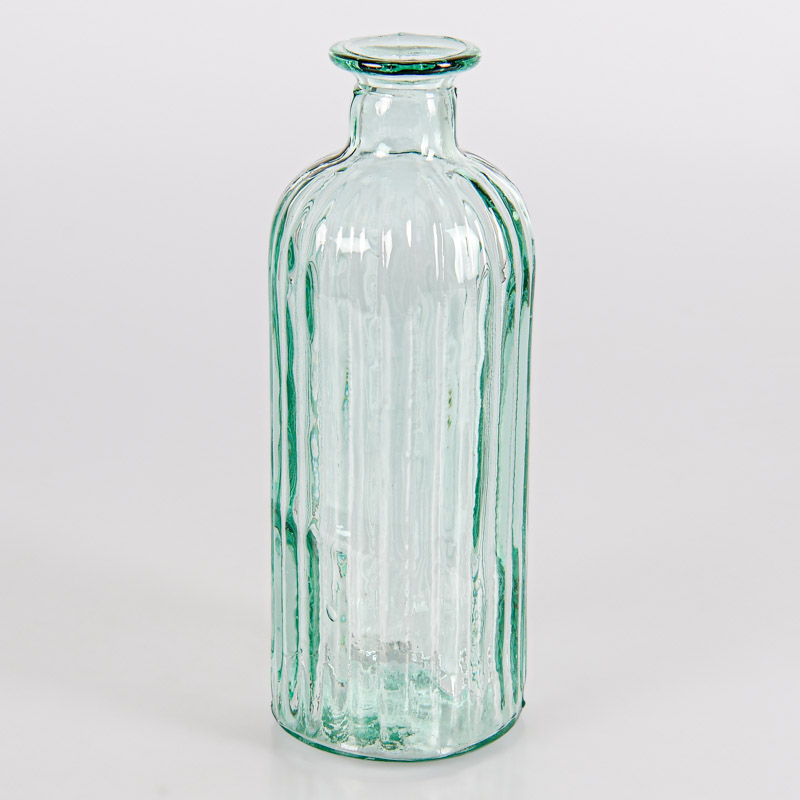 Vase rainuré 'Holanda' transparent