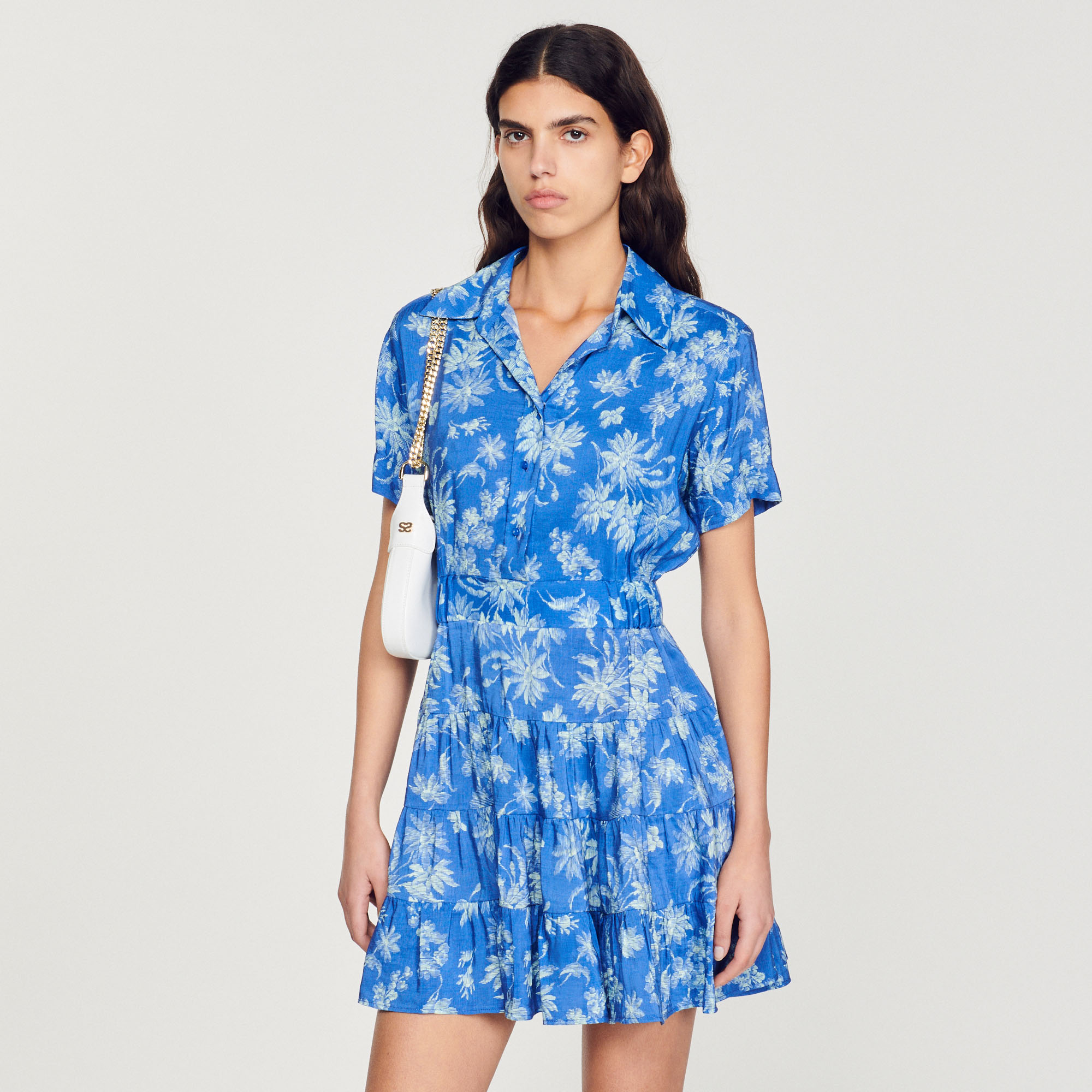 Robe courte imprimee
