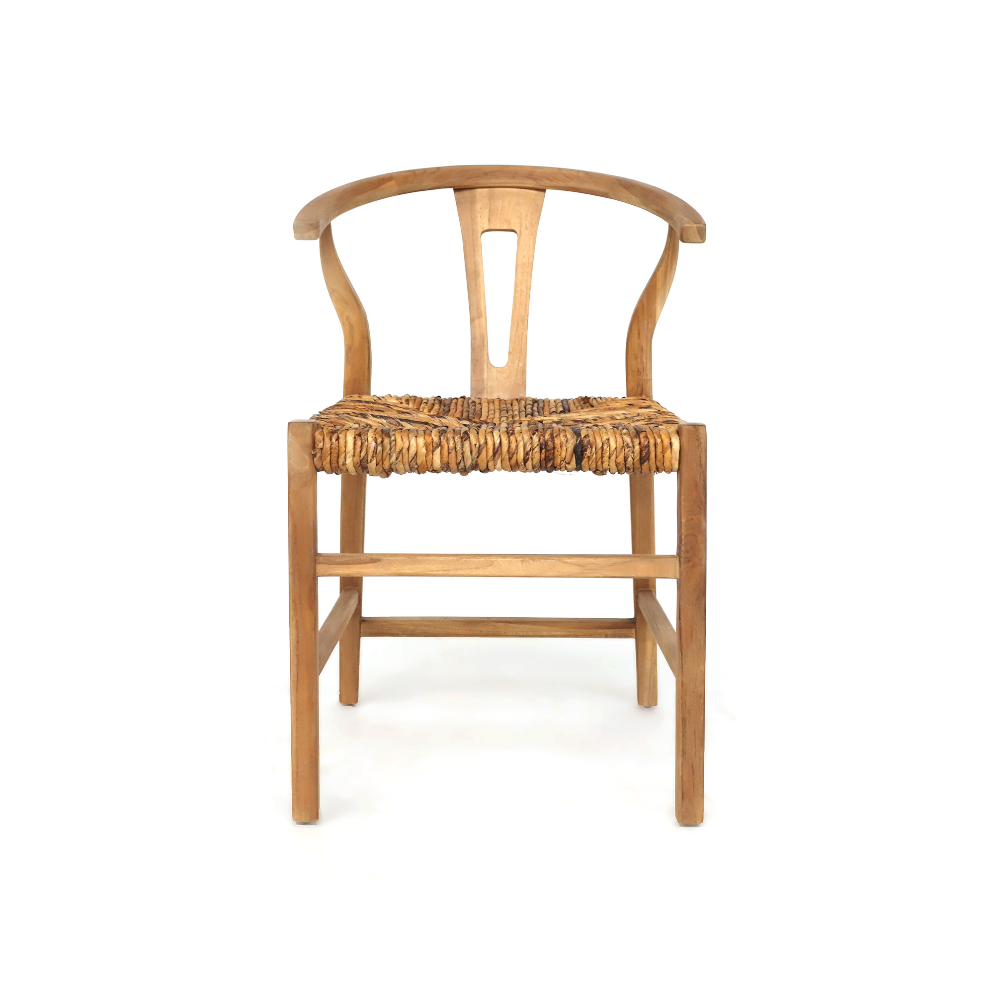 Stuhl 'Denstraat' aus Teak, natur, B 56 cm , H 78 cm, L 60 cm von fischer's lagerhaus