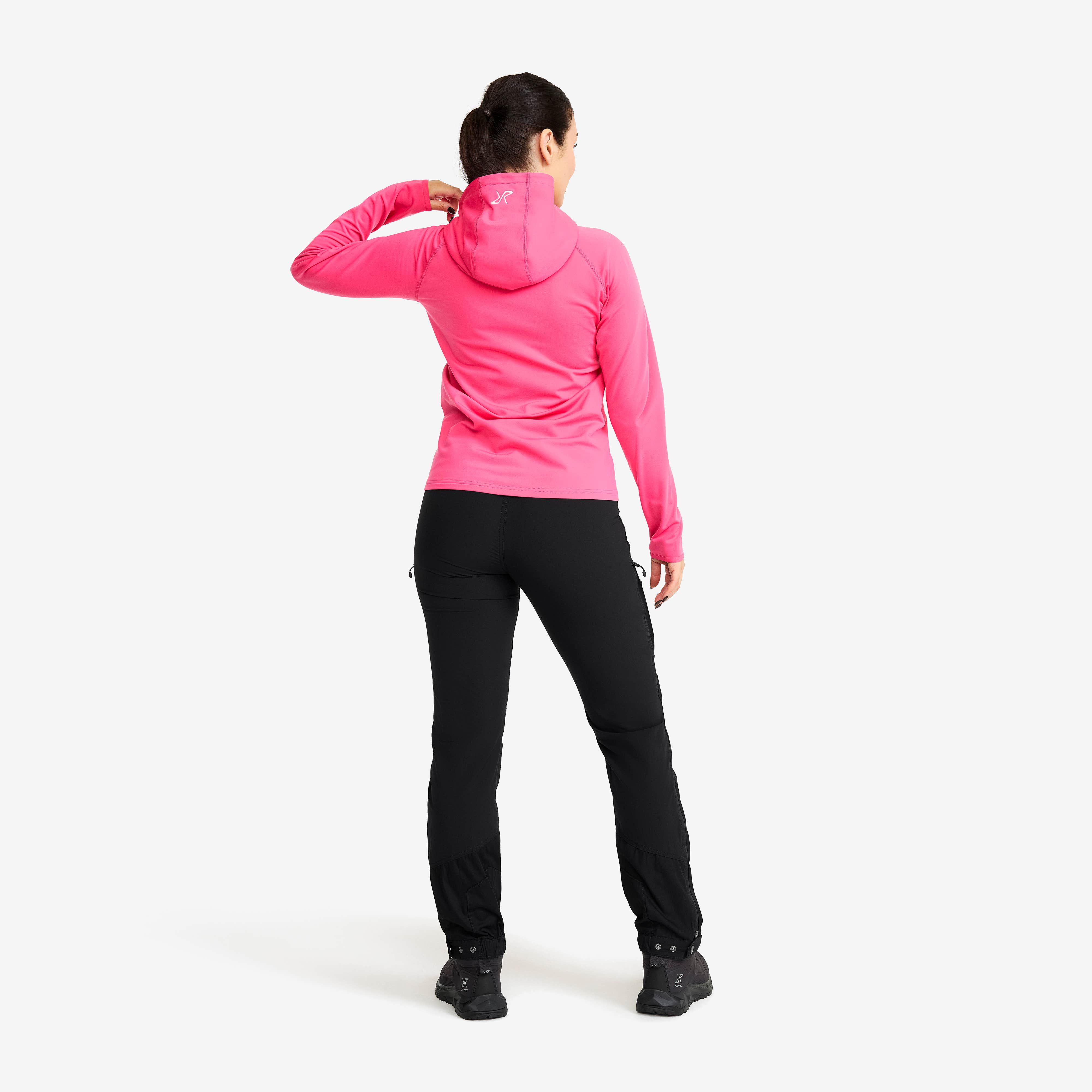 Evolution Light Stretch Fleece Hoodie Dame Fandango Pink