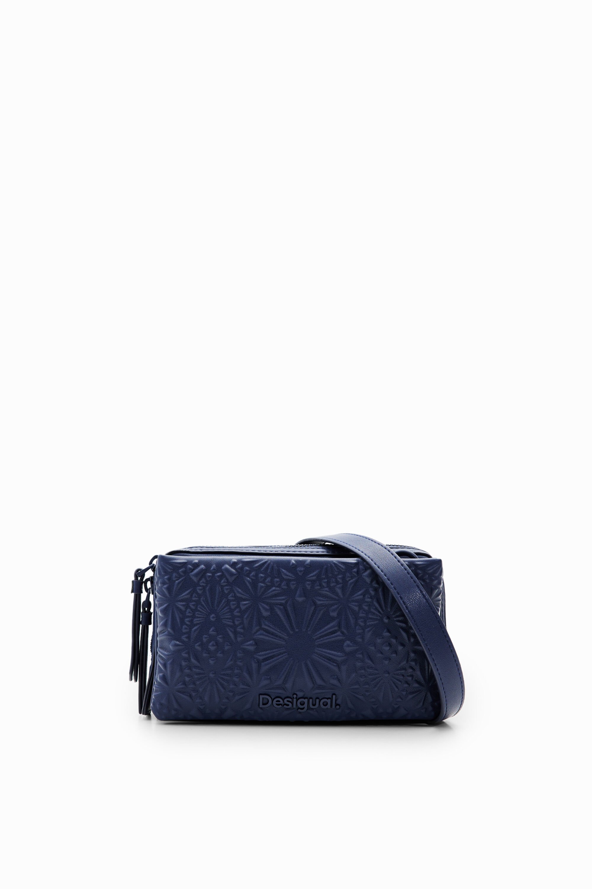 Petit sac à bandoulière relief géométrique