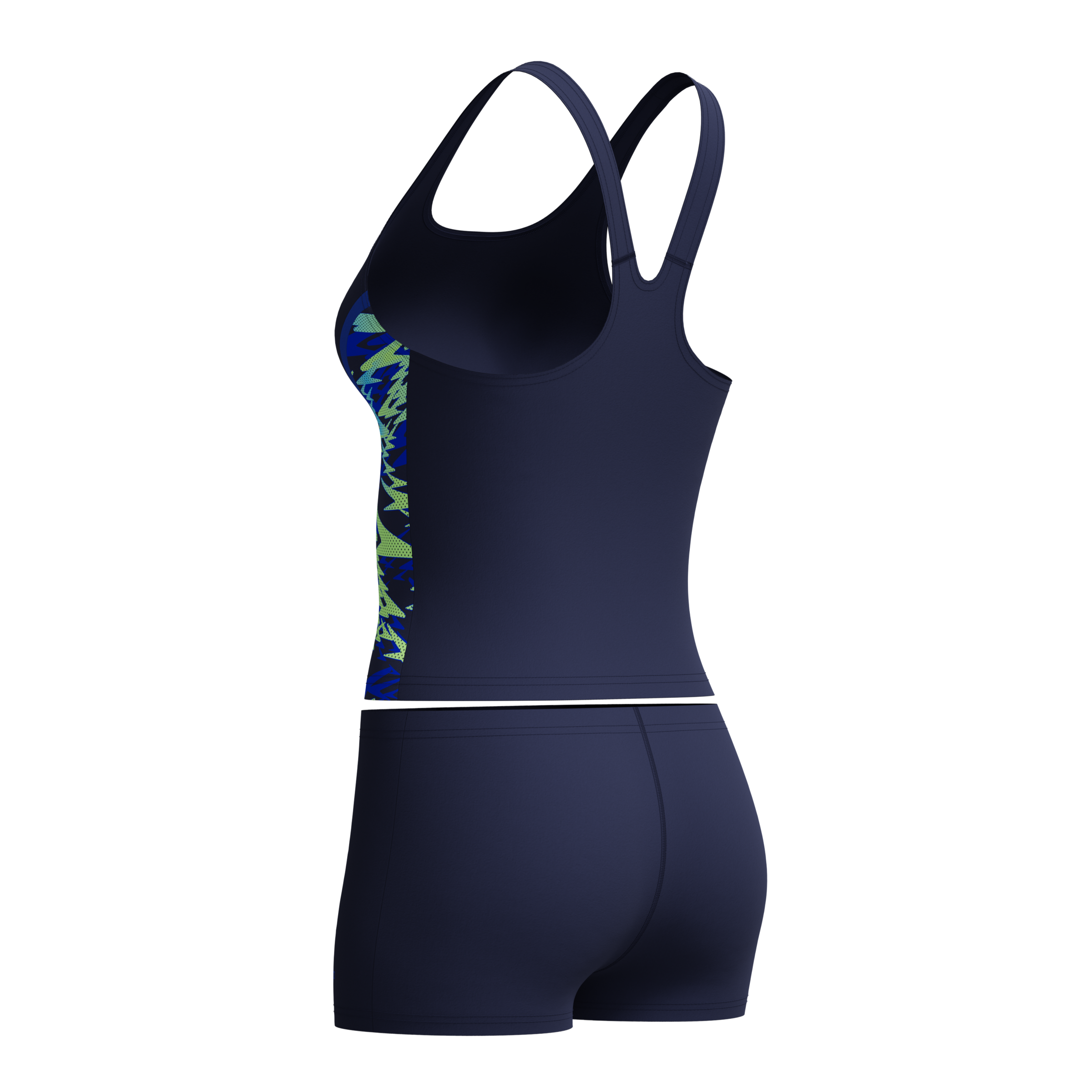 Speedo Tankini »HYPERBOOM SPLICE TANKINI SET BLK/GRN«