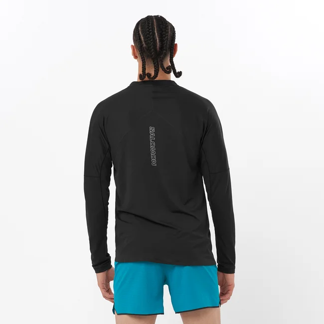 SENSE AERO  Langarmshirt Herren DEEPBLACK/DEEPBLACK