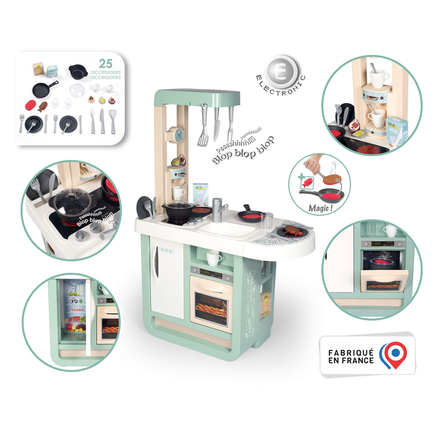 Smoby Cherry Keuken, 25dlg.